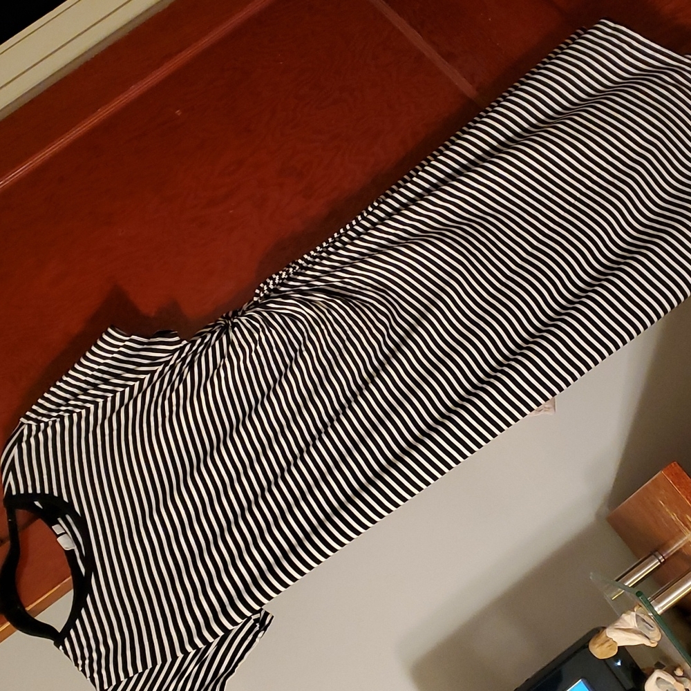 Gap Cotton Stripe Dress